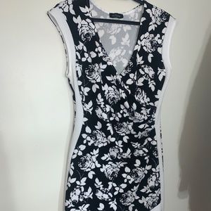 floral body con dress